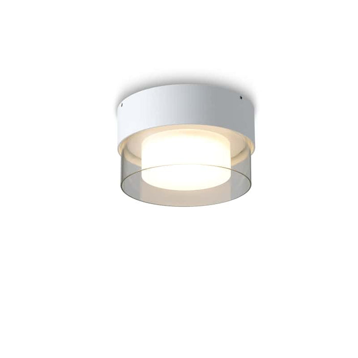 10 Watt White Round Bathroom Ceiling Light - Ultra Beam Lighting Ltd