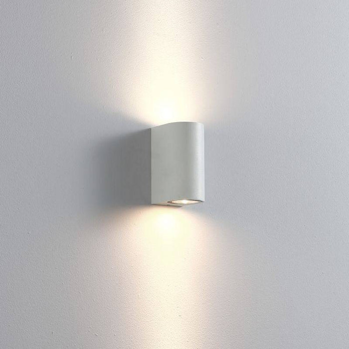 10 Watt White Up and Down Outside Wall Light - Ultra Beam Lighting Ltd