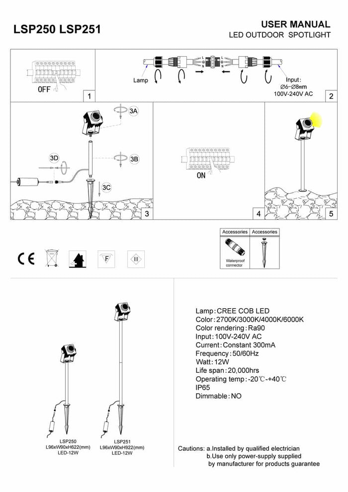 black garden stake light installation guide