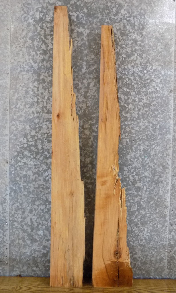 2- Rustic Maple Kiln Dried Lumber Boards/Craft Pack Wood Slabs 9861-9862