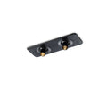 2 Watt Black Twin Recessed Display Cabinet Downlights - Ultra Beam Lighting Ltd