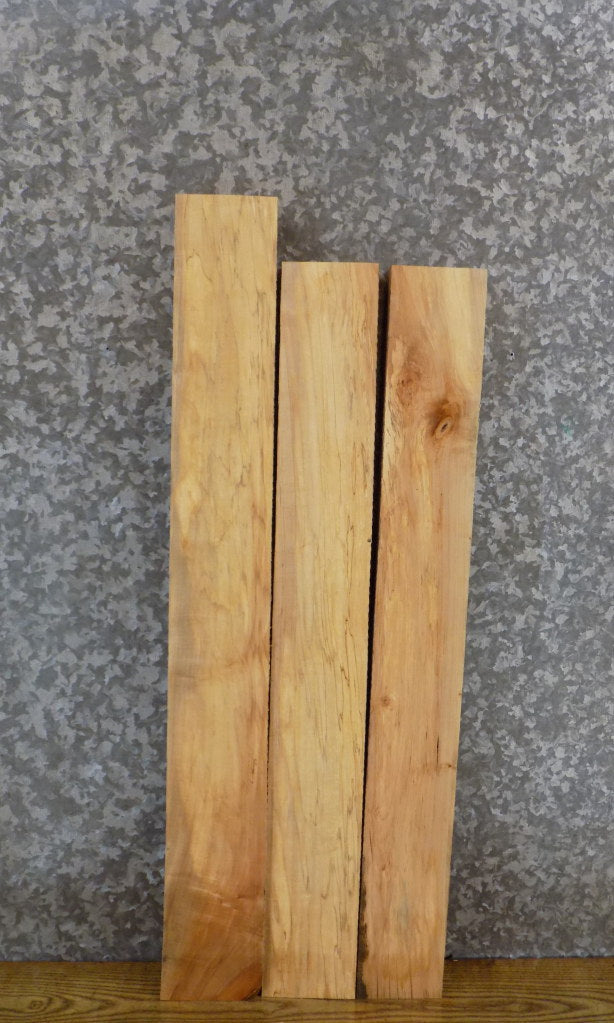 3- Rustic Kiln Dried Maple Lumber Boards/Shelf Slabs/Craft Pack 43551