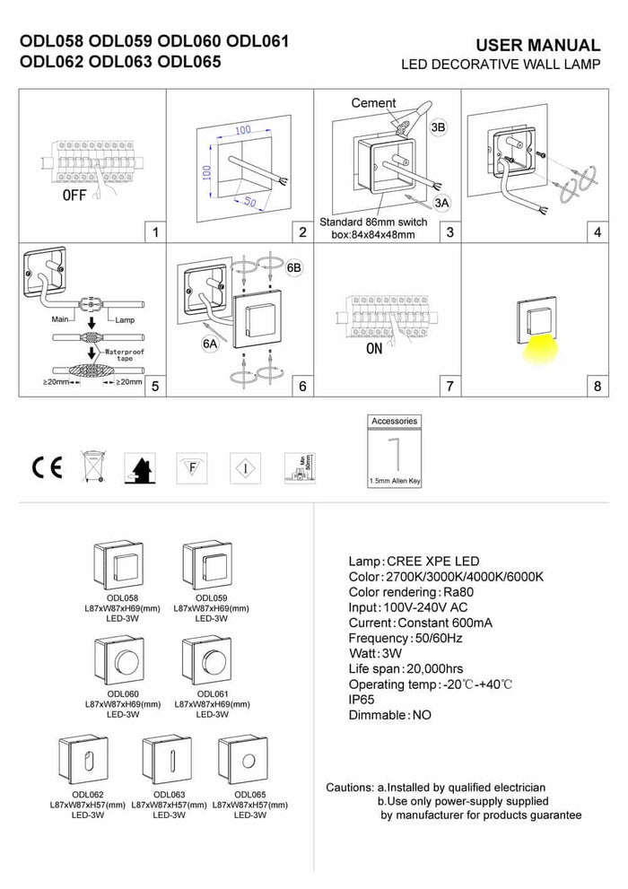 black recessed outdoor wall light installation guide