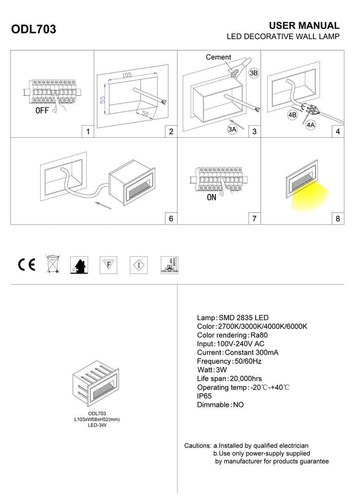 black low level wall light installation guide