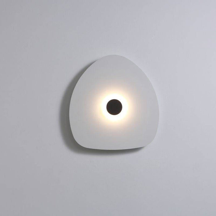 Modern internal wall light on  pale grey background