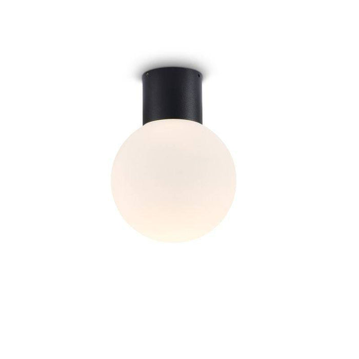 3 Watt LED Globe Waterproof Outdoor Ceiling Light on a white background