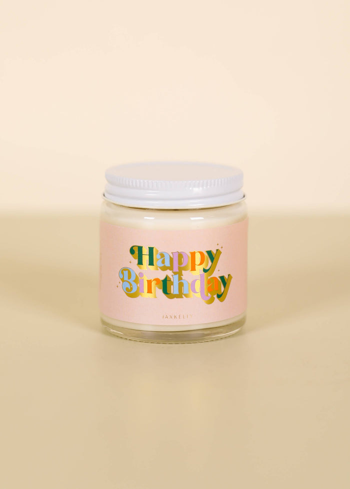 4oz - Happy Birthday Celebration Candles
