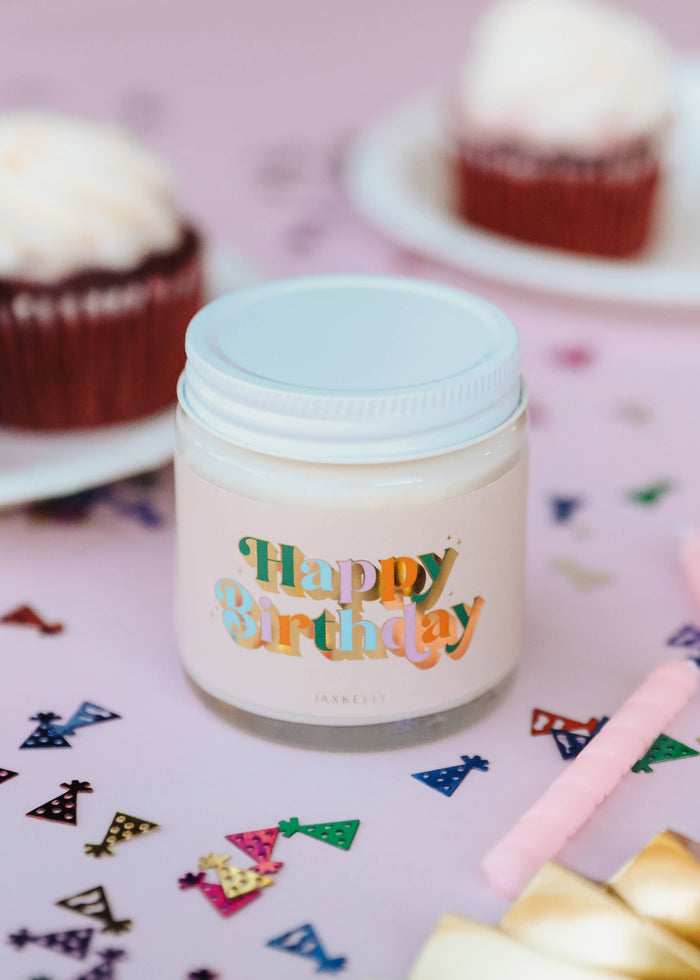 4oz - Happy Birthday Celebration Candles