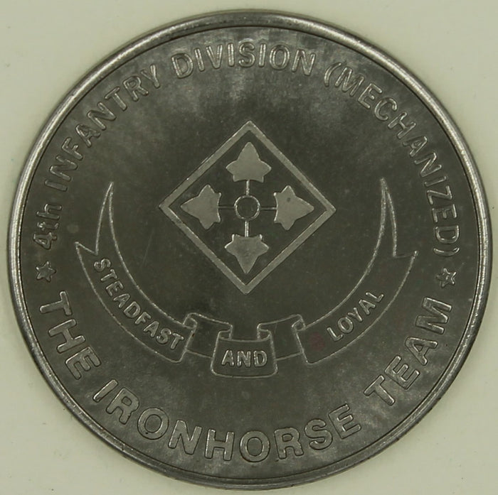 4th Infantry Division Mechanized Army Challenge Coin