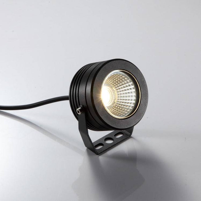 blakc spike spotlight shown on a white background