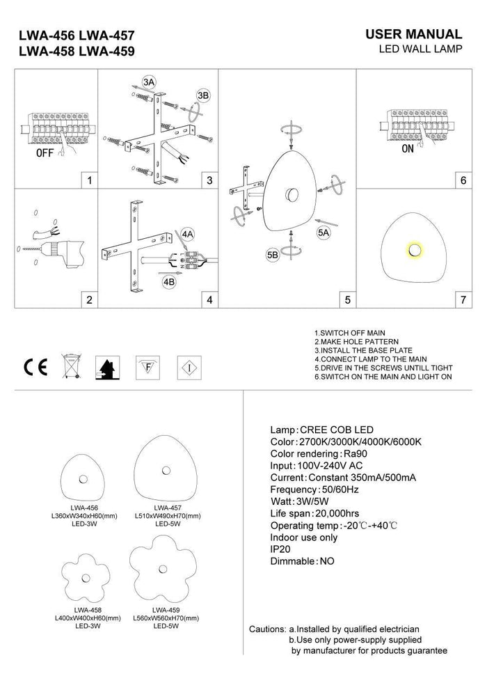 White indoor decorative wall sconce installation guide