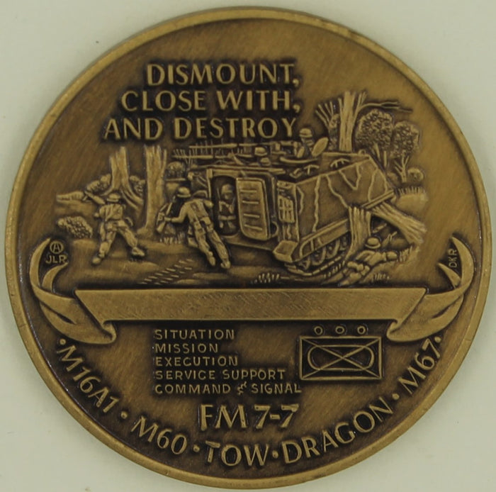 50th Armored Division 113th Infantry Mechanized Army Challenge Coin