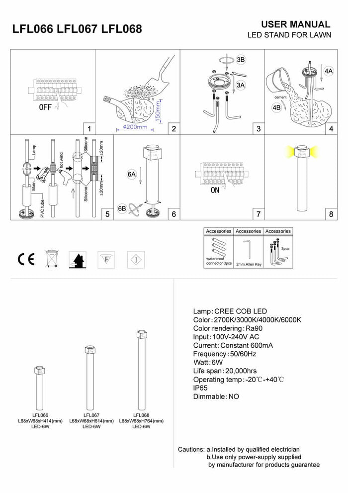 black exterior bollard light installation guide
