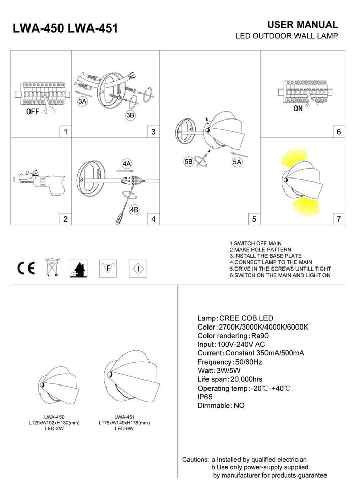 black modern outdoor wall lamp installation guide