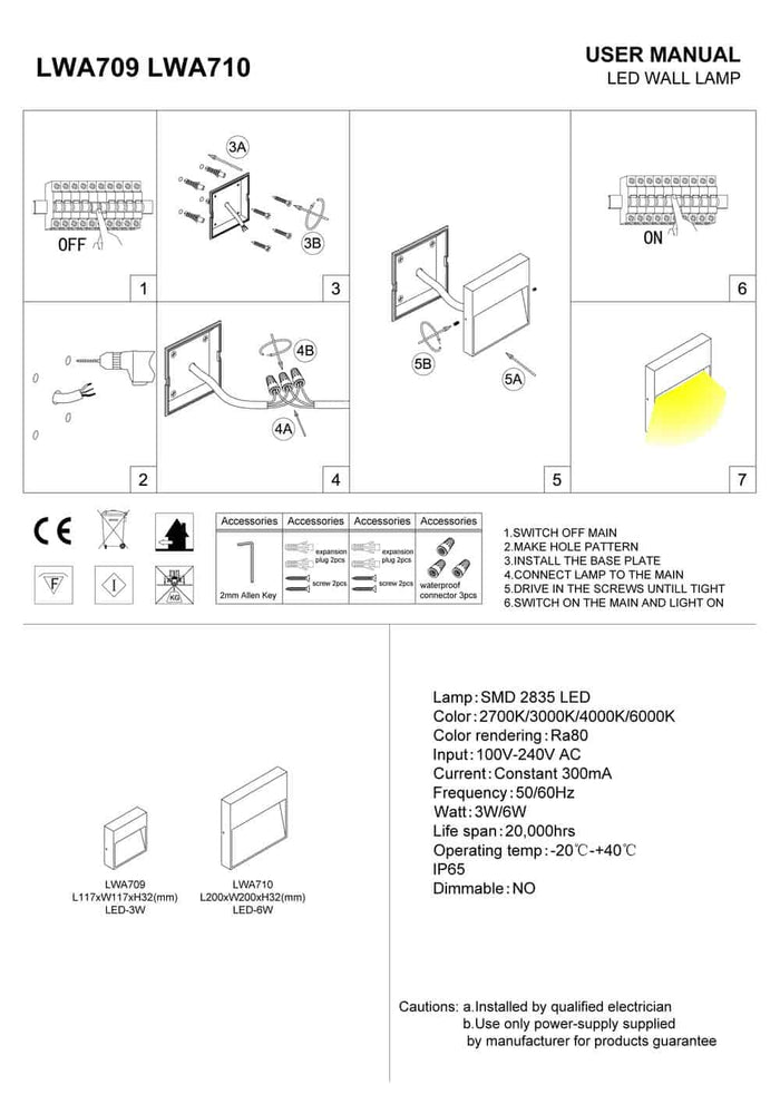 black LED stair light outdoor installation guide