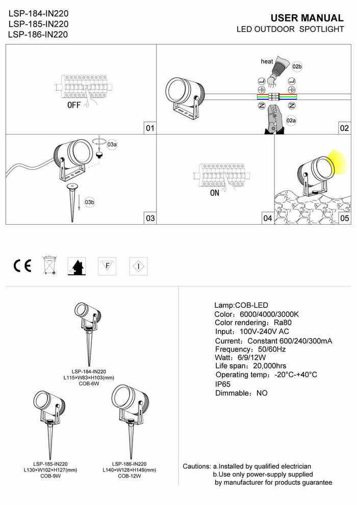 black stake light for the garden installation guide