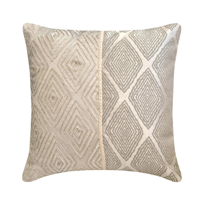 Aether - Jacquard Gray Decorative Bed Runner and Pillow Cover