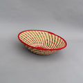 Hand woven straw. A tradition and art which has been part of Ugandan culture for centuries.  With all of the materials used being natural products or recycled, we also believe this is a lovely way of making use of natural resources the world has to offer and making positive changes to become more sustainable.  Beautifully, unique, handmade basket made out of banana stalks and raffia fibres also known as the Ugandan basket.