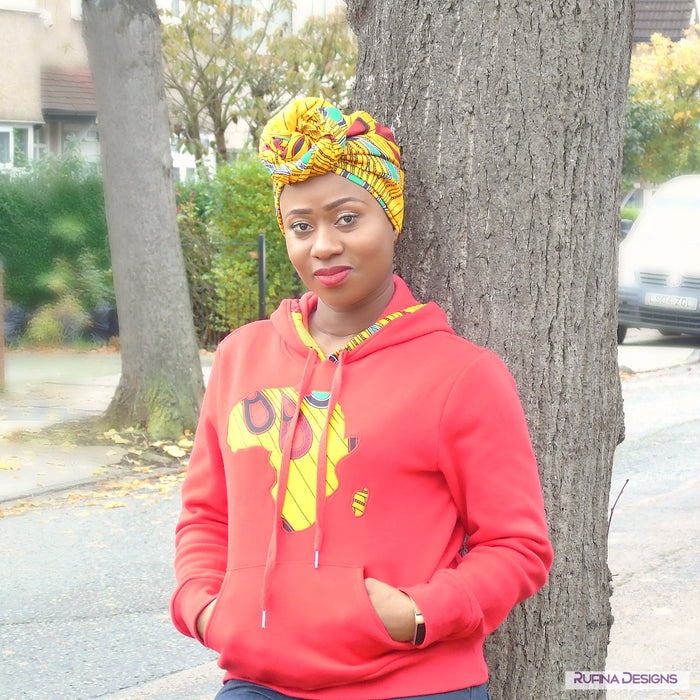 African Head Wrap - Oheneba, Headwraps - Rufina Designs