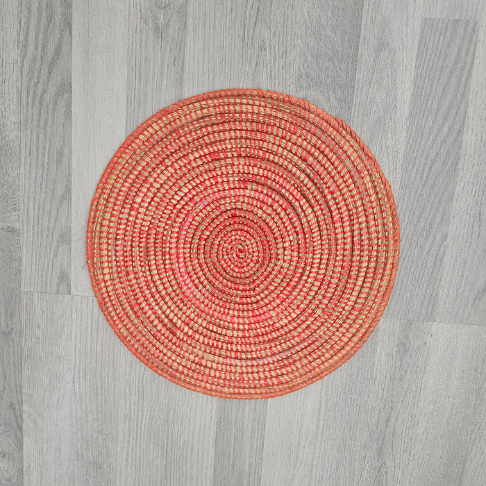 Red Senegalese Placemat & African Wall Décor – Senegalese Baskets