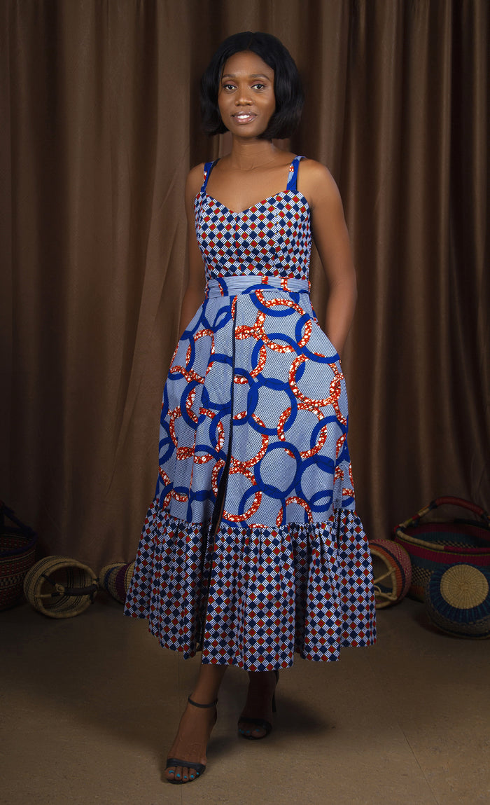 African Print Dress - Soma - Rufina Designs