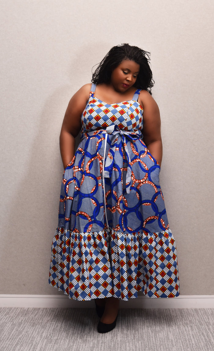 African Print Dress - Soma - Rufina Designs