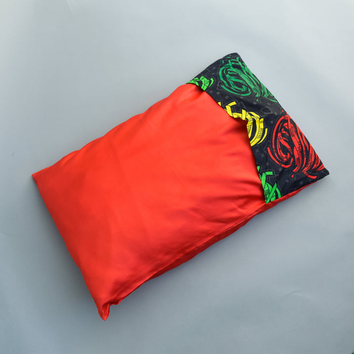 Luxury satin pillowcase provides smooth and soft feeling to ensure your tight sleep with stain resistant. Great for your hair: Satin pillowcase creates less friction of your beautiful curly hair and reduces hair breakage. It does not absorb moisture which in turn will to help retain your  beautify, shiny hair & lustrous hair - Silky and smooth satin pillowcases protect your hair tangling and frizz free.