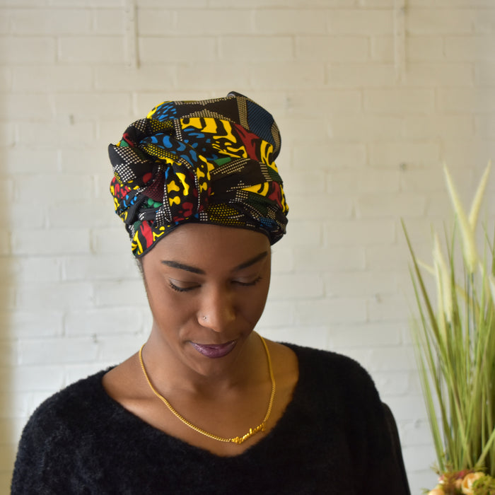 African Print Head wrap - Temi - Rufina Designs
