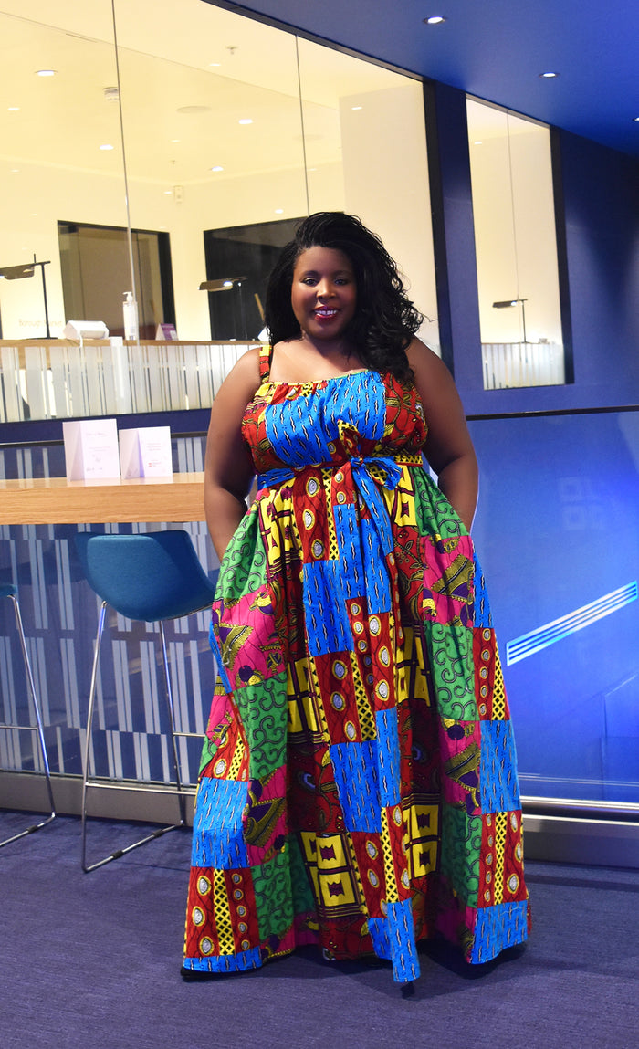 African Print Maxi Dress - Chante - Rufina Designs