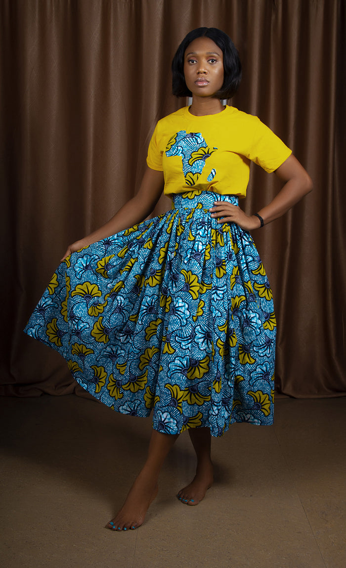 African Print T-shirt - Rufina Designs