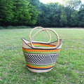 African Straw Basket - U Shopper Basket USB013 - Rufina Designs