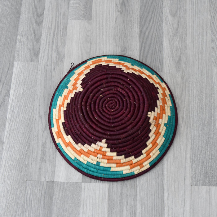 African Wall Basket - Ugandan Baskets - M08