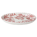 Amalfi Hand-Painted Serving Platter in Vino Tinto by Piano Piano