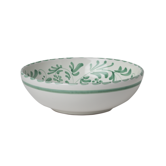 Amalfi Hand-Painted Small Serving Bowl in Verde by Piano Piano