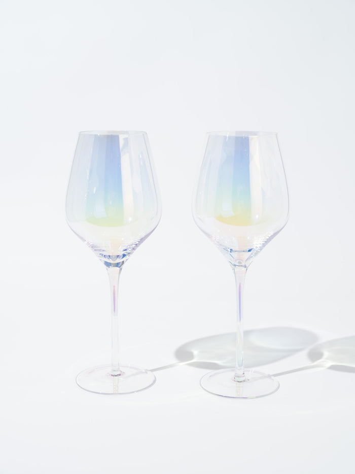 Amelia Iridescent Wine Glass