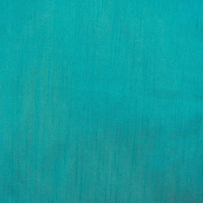 Aqua Art Silk Curtain Panels