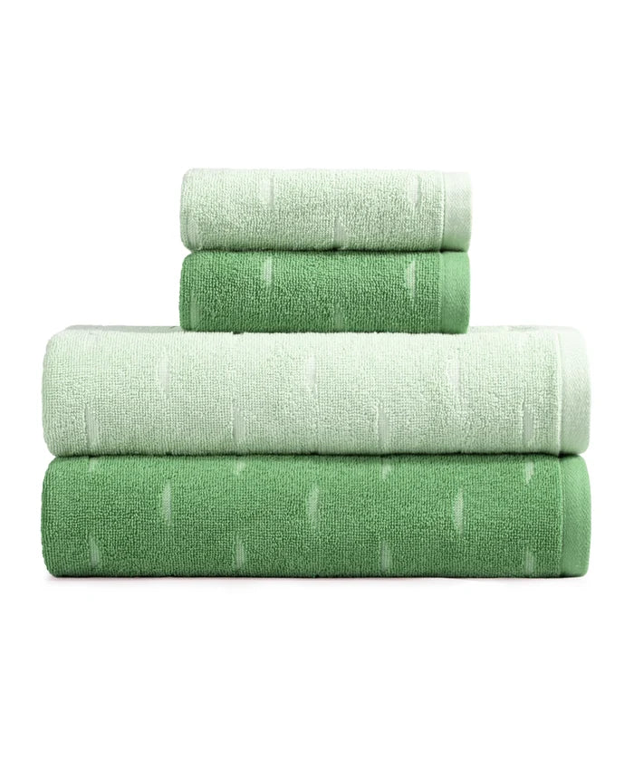 Aroma 4Pc Towel Set, Green Apple| 500 GSM Cotton