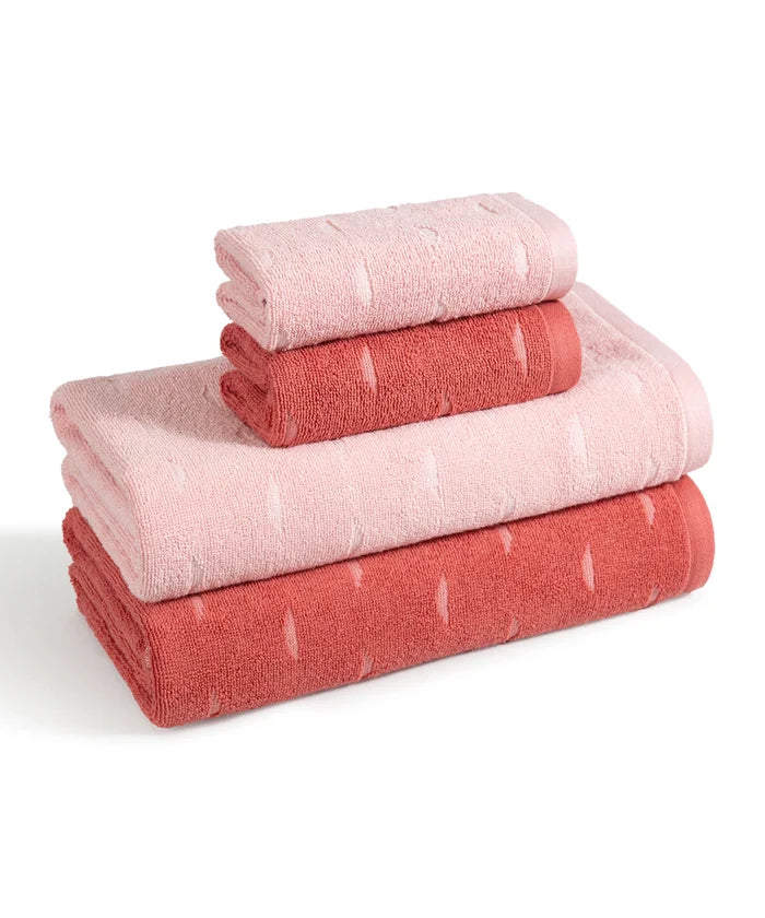 Aroma 4Pc Towel Set, Strawberry| 500 GSM Cotton