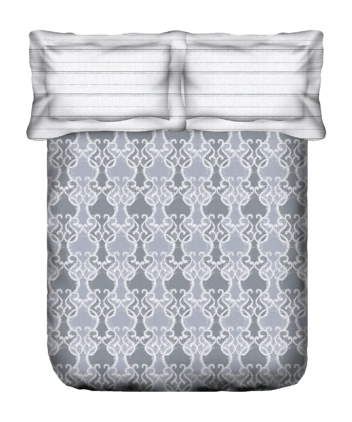 Aroma King Bedsheet Set, Lily Blush|180 TC Cotton|2 Pillow Covers