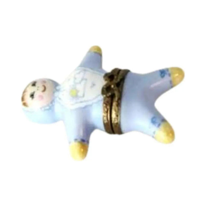 Another view of the Baby Boy Limoges trinket box