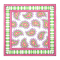 BB 0673 - Pillow - Pink & Green Paisley