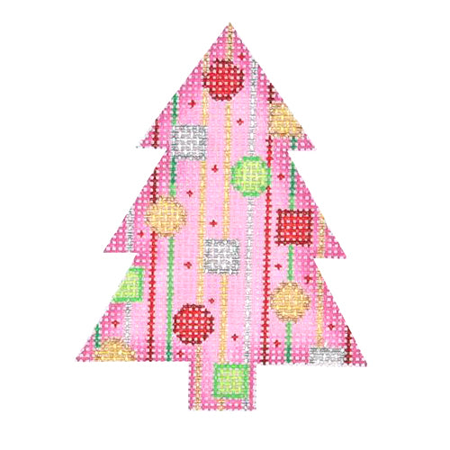 BB 0750 - Mini Tree - Pink with Jewels