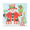 BB 1152 - Snowman Square - Candy Cane Top Hat & Trees