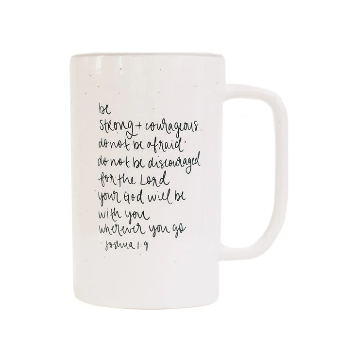 Be Strong & Courageous Tall Coffee Mug