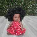 Black Baby Girl - Black African Doll - Chichi - Rufina Designs