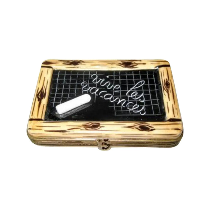 BlackBoard Teachers Limoges box, hand-painted porcelain made in France