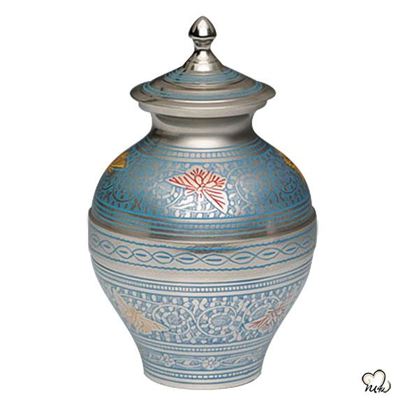 Blue Butterfly Infant Urn, Infant Urn - Exquisite Urns