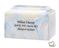 Blue Onyx Cultured Marble Urn - ExquisiteUrns
