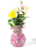 Blush Petal Glass Vase, Garland