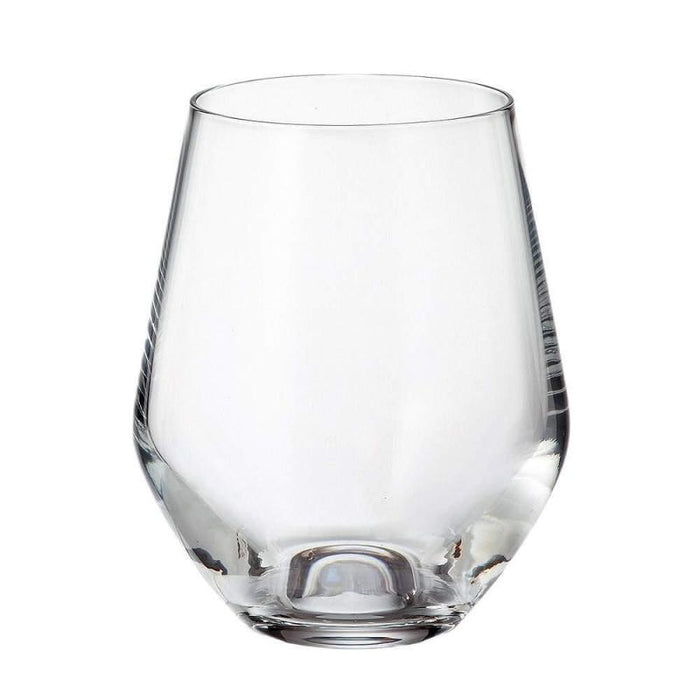 Bohemia Crystal Grus Whiskey Glass Set of 6 – 350 ml Lead-Free Czech Imported European Crystal Tumbler – Dishwasher Safe – Perfect for Sturdy Scotch, Whisky, Bourbon, Liquor, Cognac, Rocks & Cocktails